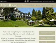 Tablet Screenshot of clarehousehotel.co.uk